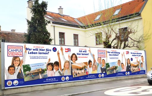 Vorschau Bild von Kampagnenbild: Der neue International Campus Vienna
kommuniziert aktuell die neue Bildungseinrichtung.