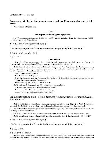 Vorschau Bild von aktuelles neues/altes Anlassgesetz