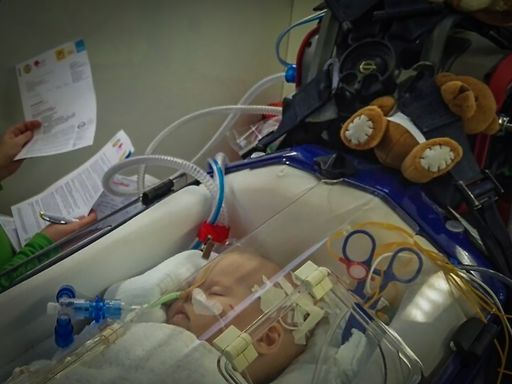 Vorschau Bild von Baby-Intensivtransport mit Inkubator