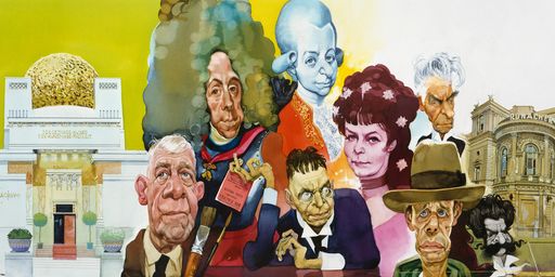 Vorschau Bild von Erich Sokol, Plakat für die Wiener Festwochen,1986