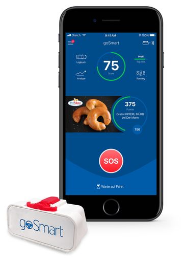  eCall-System mit Stecker und Smartphone bzw.
App-Funktion