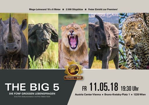  Jeder Nationalpark in Afrika kann sich glücklich schätzen, wenn
er die "Big 5" im Angebot hat: Nashorn, Büffel, Löwe, Elefant und
Leopard. Sie sind groß, wild und versprechen ein wenig Nervenkitzel.