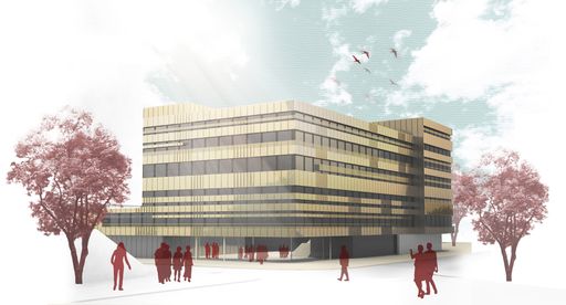Bild zu OTS - Visualisierung der Medizinischen Fakultät der
Sigmund Freud PrivatUniversität am Standort Campus Prater.
