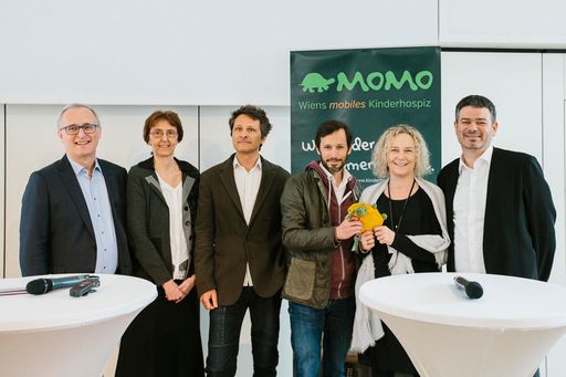  GesprächspartnerInnen, Pressekonferenz "5 Jahre
Kinderhospiz MOMO"