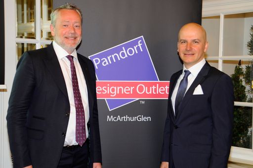 Vorschau Bild von Henrik Madsen, Managing Director McArthurGlen Northern Europe und
Mario Schwann, Center Manager McArthurGlen Designer Outlet Parndorf