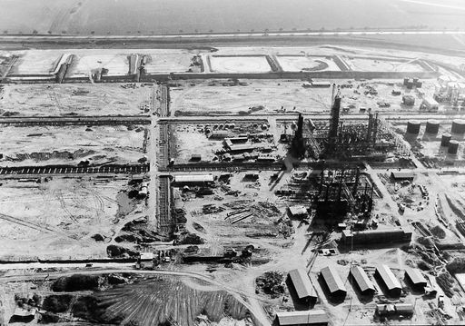 Bauarbeiten OMV Raffinerie Schwechat, historisch