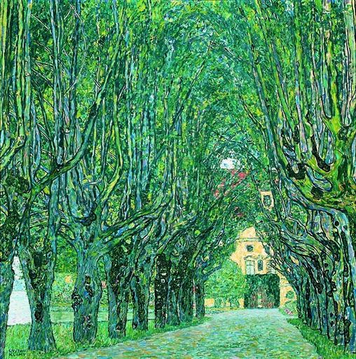 Vorschau Bild von Gustav Klimt: Allee von Schloss Kammer, 1912, Belvedere, Wien