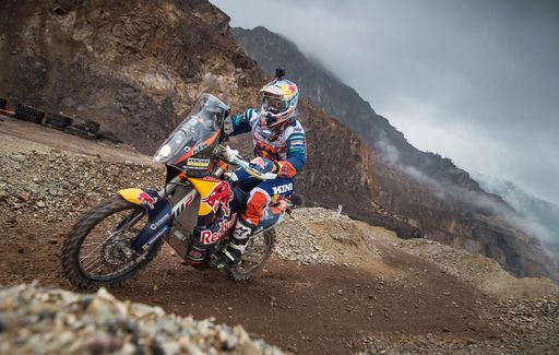 Matthias Walkner races during the Prolog of the Red
Bull Hare Scramble 2017 in Eisenerz, Austria on June 16,2017 //
Philip Platzer/Red Bull Content Pool // P-20170616-00380 // Usage
for editorial use only // Please go to www.redbullcontentpool.com
for further information. //
