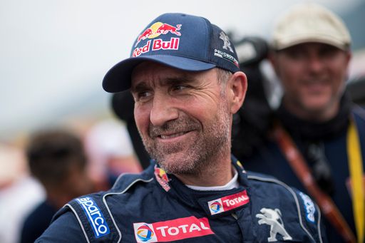 Vorschau Bild von Stephane Peterhansel (FRA) of Team Peugeot Total
races during stage 13 of Rally Dakar 2018 from San Juan to Cordoba,
Argentina on January 19, 2018 // Marcelo Maragni/Red Bull Content
Pool // AP-1UGNF187D2111 // Usage for editorial use only // Please
go to www.redbullcontentpool.com for further information. //