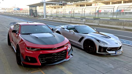 Chevy Camaro ZL1(li.) und eine Corvette Z06; welche Ami-Rakete
hat am Ende die Haube vorn? "GRIP - Cars & Coffee am Nürburgring".
Weiterer Text über ots und www.presseportal.de/nr/6605 / Die
Verwendung dieses Bildes ist für redaktionelle Zwecke honorarfrei.
Veröffentlichung bitte unter Quellenangabe: "obs/RTL II"