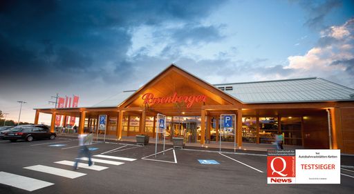  In der ÖGVS-Studie „Autobahnraststätten-Ketten
2018“ konnten sich die Rosenberger Raststätten bereits zum zweiten
Mal als Gesamtsieger mit der Testnote „sehr gut“ durchsetzen.