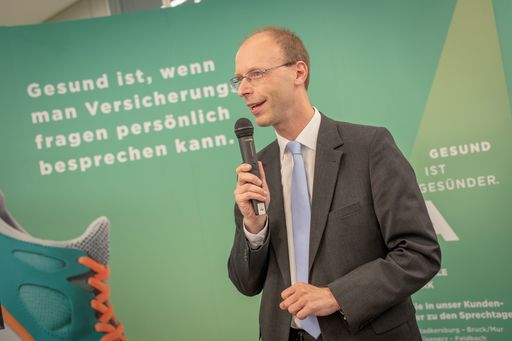 Vorschau Bild von SVA Generaldirektor DI Dr. Hans Aubauer bei der Eröffnung