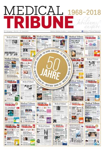 Cover der Jubiläumsausgabe - 80 Seiten Medical Tribune