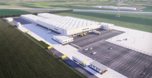 Vorschau Bild von Paketzentrum Hagenbrunn - Rendering