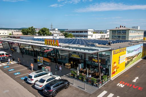 Vorschau Bild von BILLA Filiale Perfektastraße ausgestattet mit
Photovoltaikanlage auf dem Dach