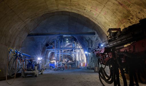 Tunnelbaustelle Fröschnitzgraben beim Semmering-Basistunnel