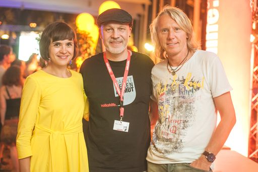 Erfolgreiches Team: Ewald Tatar, Erich Fenninger und Moderatorin
Mari Lang