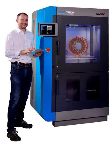 Neuer 3D-Drucker EL-102 der EVO-tech GmbH