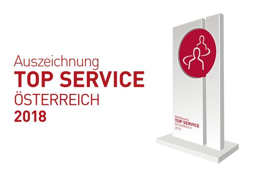 Auszeichnung Top Service Österreich 2018