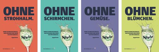 Die aktuelle G'spritzter-Kampagne der ÖWM