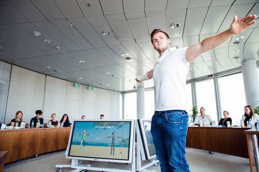 Vorschau Bild von UNIKATE 2018, 19.7.18, UNIQA Wien, 1020 Felix
Götzhaber und Marco Kobald von der HTL Klagenfurt