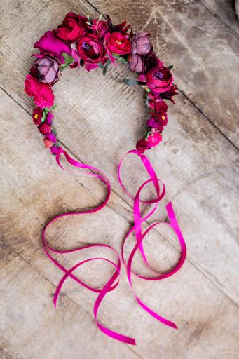 Vorschau Bild von Flowercrown Rosa aus Vintage Seidenblumen von WE
ARE FLOWERGIRLS