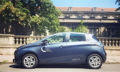 Renault Zoe von Caroo für rein elektrisches Carsharing in Wien