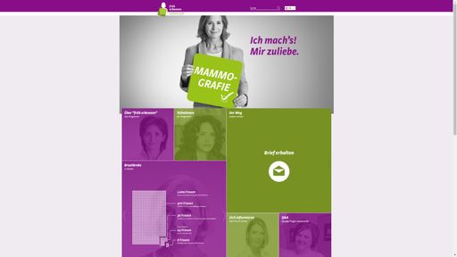  Screenshot der neuen früh-erkennen Website