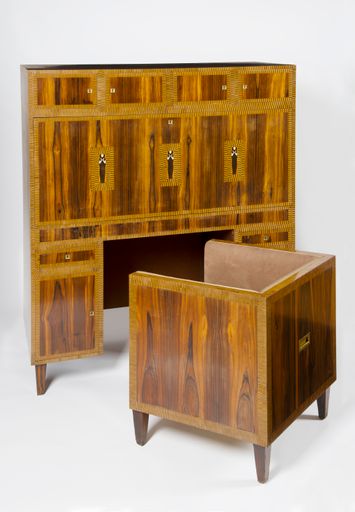  Koloman Moser, Schreibschrank für Berta Waerndorfer, 1903,
Ausführung: Wiener Werkstätte