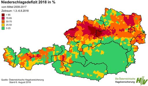 Vorschau Bild von Niederschlagsdefizit 2018, 1.3.-6.8.2018