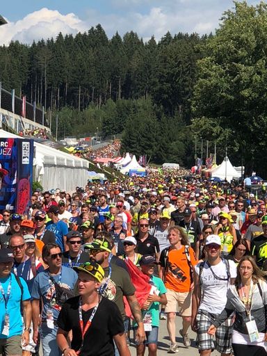 Vorschau Bild von Der Andrang bei der Moto GP ist ungebrochen!