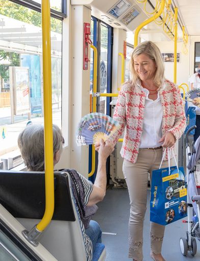Vorschau Bild von Der Komfort ihrer Fahrgäste ist höchstes Anliegen
bei der Badner Bahn.