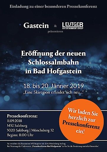 Vorschau Bild von Schlossalm Einladung PK18_PDF Einladung zur Pressekonferenz