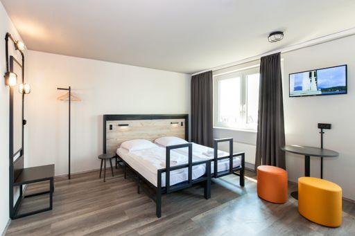Vorschau Bild von Das neue Design der a&o Hostels verbindet Design
mit Komfort - vor allem in den Zimmern.