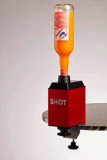 Vorschau Bild von SHOT Heizportionierer - Flaschenversion mit Thekenhalterung