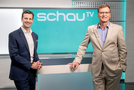 Vorschau Bild von schauTV Geschäftsführer Thomas Kralinger und Programmleiter
Matthias Hranyai
