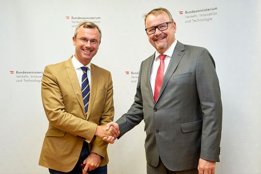 Treffen mit dem tschechischen Verkehrsminister Dan Tok