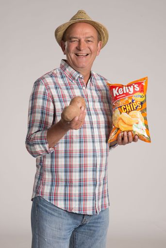  Herbert Prohaska mit Kelly's Chips.