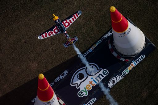 Martin Sonka of the Czech Republic performs during
qualifying day at the sixth round of the Red Bull Air Race World
Championship in Wiener Neustadt, Austria on September 15, 2018. //
Joerg Mitter / Red Bull Content Pool // AP-1WWMN6H2S2111 // Usage
for editorial use only // Please go to www.redbullcontentpool.com
for further information. //