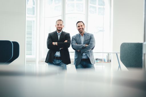  Das Führungsduo des 360 Lab Accelerator: Martin
Trink, Head of Accelerator und Christian Vancea, Managing Director
(v.li.n.re.)