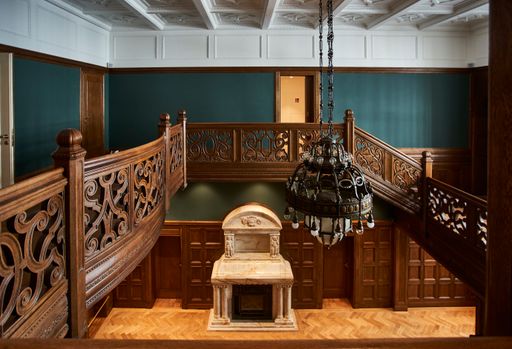 Foyer der Villa 102 / Weiterer Text über ots und
www.presseportal.de/nr/41193 / Die Verwendung dieses Bildes ist für
redaktionelle Zwecke honorarfrei. Veröffentlichung bitte unter
Quellenangabe: "obs/KfW/Jens Steingässer"