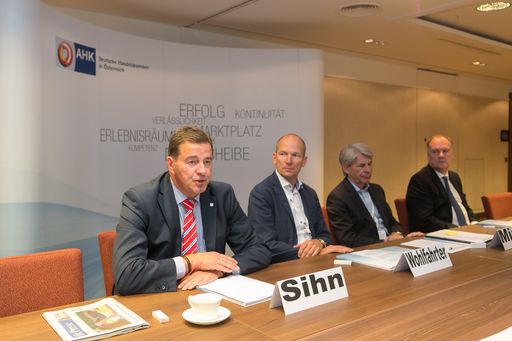Teilnehmer Pressegespräch anlässlich des
"Deutsch-Österreichischen Technologieforums 2018"