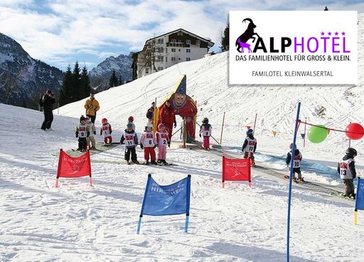 Vorschau Bild von Familotel Alphotel**** im Kleinwalsertal mit Kinderskikurse für
die Kleinsten und vieles mehr