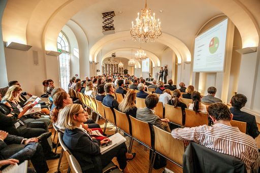 Vorschau Bild von Volles Haus am Compliance Solutions Day 2018.