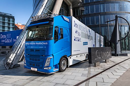 UNIQA Mobile HealthCheck bietet Gesundheitscheck für Unternehmen
direkt am Firmensitz