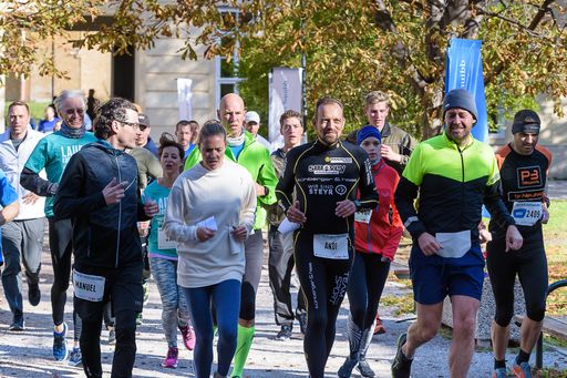 Krebsforschungslauf der MedUni Wien, aufgenommen
bei der Veranstaltung am 7. Oktober 2017 am Unicampus Altes AKH.