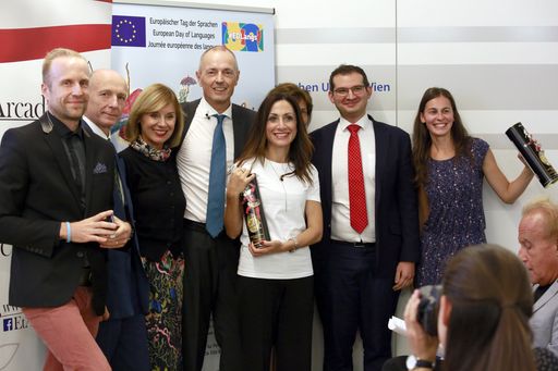 https://www.apa-fotoservice.at/galerie/15443 Im Bild v.l.n.r.: Thomas Strasser, Stephan Vavrik, Alena Heribanová, Achim Braun, Arianna Medoro, Rumjana Koneva, Panos Mastorakis, Christina Rosner.