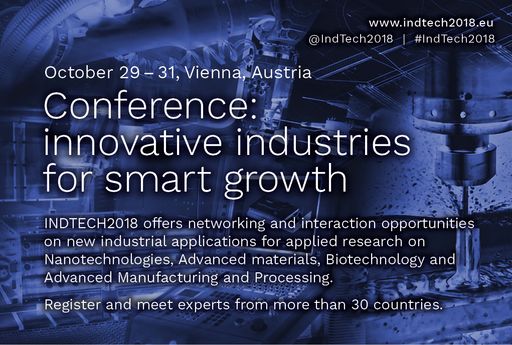  Schlüsseltechnologien für intelligentes Wachstum
bei der INDTECH2018