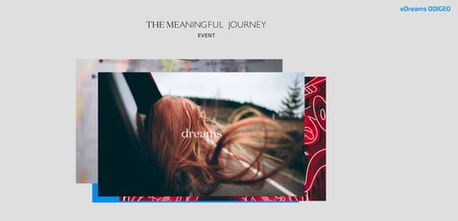The Meaningful Journey - eDreams ODIGEO 2018 / eDreams ODIGEO
(Opodo, eDreams, Go Voyages, Travellink, Liligo) stellt die sechs
emotionalen Motivationen hinter der Urlaubsreise vor. Weiterer Text
über ots und www.presseportal.de/nr/101081 / Die Verwendung dieses
Bildes ist für redaktionelle Zwecke honorarfrei. Veröffentlichung
bitte unter Quellenangabe: "obs/Opodo Deutschland/edreamsodigeo.com"