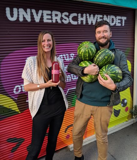  Cornelia und Andreas Diesenreiter, Geschwister und
GründerInnen von Unverschwendet.